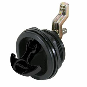 Image 1: Whitecap T-Handle Latch - Nylon Black/Black - Non-Locking