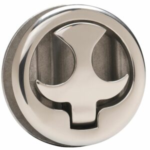 Image 1: Whitecap Slam Latch - 316 Stainless Steel - Non-Locking - Bird Handle