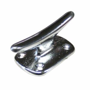 Image 1: Whitecap Fender Cleat - CP/Brass - 2"