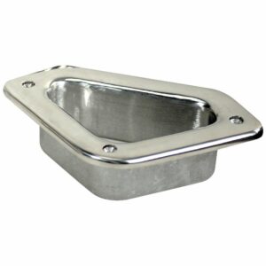 Image 1: Whitecap Hawse Pipe - 316 Stainless Steel - 4-3/4" x 2-3/4"