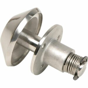 Image 1: Whitecap Spring Loaded Cleat - 316 Stainless Steel