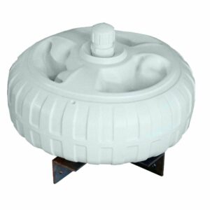 Image 1: Dock Edge Inflatable Dock Wheel - 18" - White