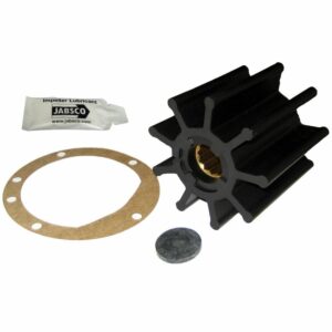 Image 1: Jabsco Impeller Kit - 9 Blade - Nitrile - 3-3/4" Diameter x 3-1/2" W, 1" Shaft Diameter