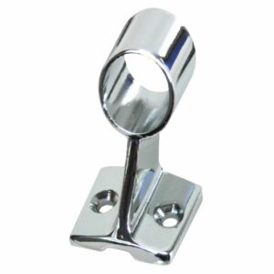 Image 1: Whitecap Center Handrail Stanchion - 316 Stainless Steel - 1" Tube O.D.