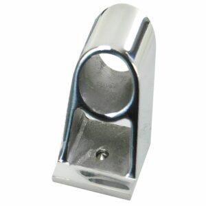 Image 1: Whitecap Center Handrail Stanchion - 316 Stainless Steel - 7/8" Tube O.D.