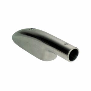 Image 1: Whitecap End-Top Mounted 90° - 316 Stainless Steel - 7/8" Tube O.D.