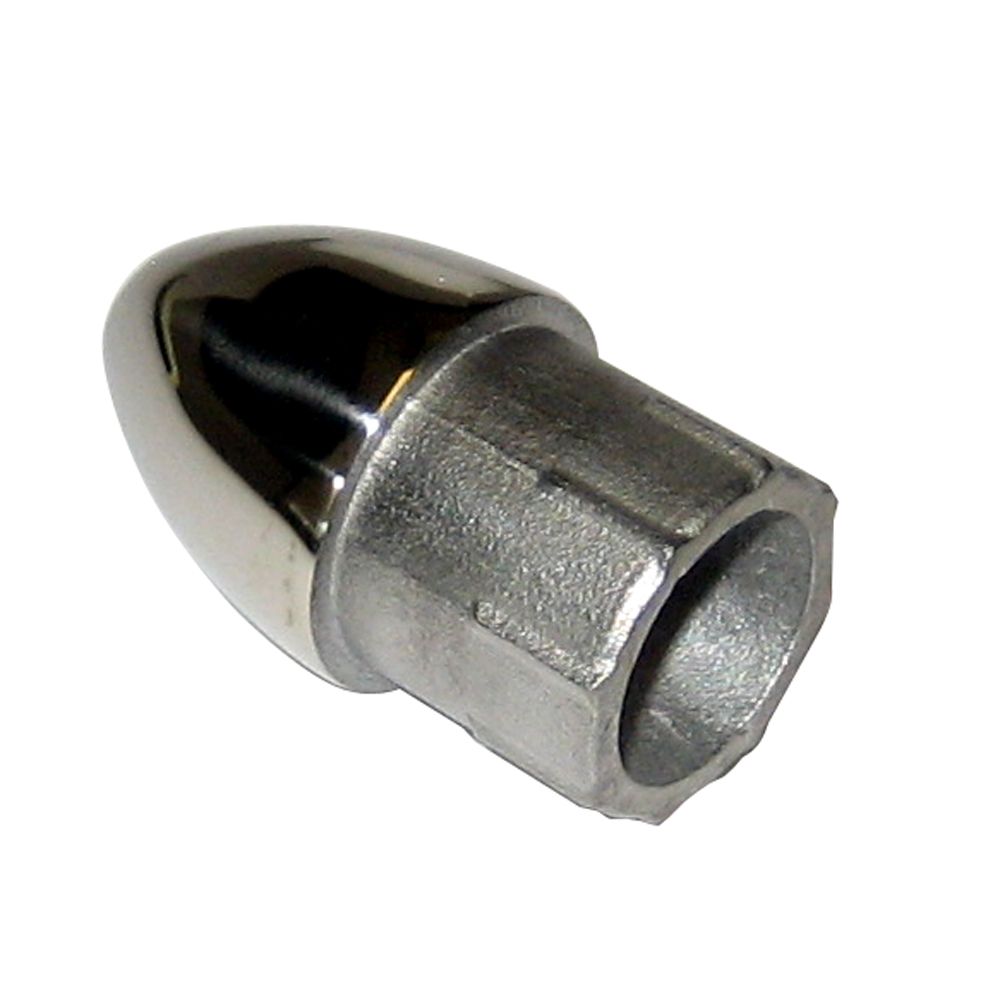 Image 1: Whitecap Bullet End - 316 Stainless Steel - 7/8" Tube O.D.