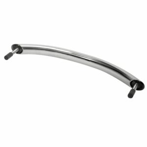 Image 1: Whitecap Studded Hand Rail - 304 Stainless Steel - 12"