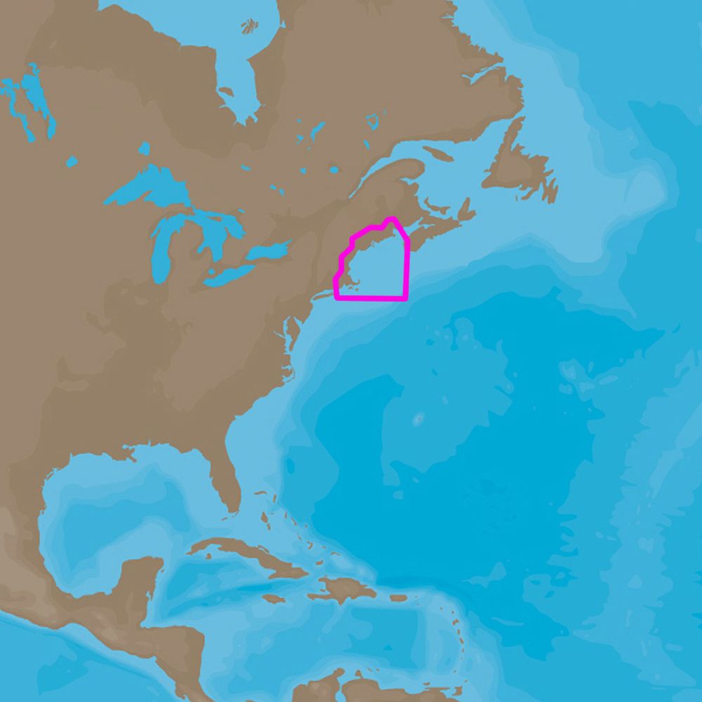 Image 1: C-MAP  4D NA-D939 Passamaquoddy Bay to Block Island