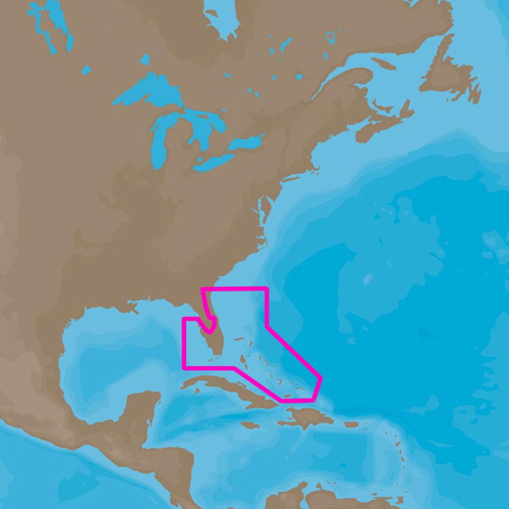 Image 1: C-MAP  4D NA-D943 Florida & The Bahamas