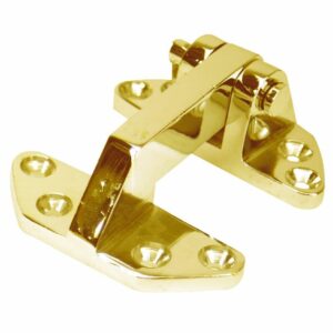 Image 1: Whitecap Standard Hatch Hinge - Polished Brass - 2-5/8" x 3-1/8"