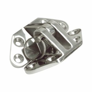Image 1: Whitecap Angled Base Hatch Hinge - 316 Stainless Steel - 3" x 2-1/2"