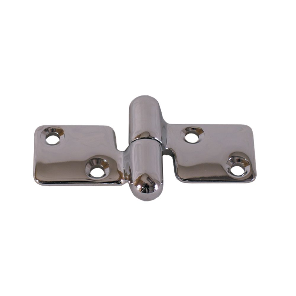 Image 1: Whitecap Take-Apart Hinge (Non-Locking) - CP/Brass - 3-7/8" x 2-1/16"