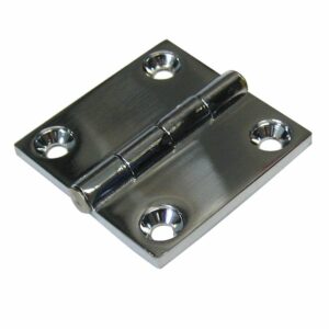 Image 1: Whitecap Butt Hinge - CP/Zamac - 2" x 2"
