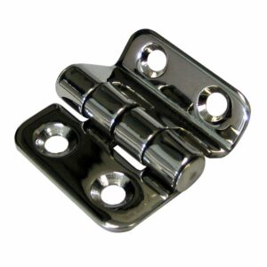 Image 1: Whitecap Butt Hinge 90° Offset - 304 Stainless Steel - 1-3/8" x 1-1/2"