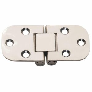 Image 1: Whitecap Flush Mount 2-Pin Hinge - 304 Stainless Steel - 3" x 1-1/2"