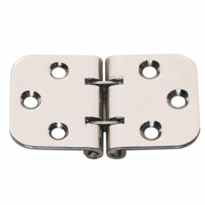 Image 1: Whitecap Flush Mount 2-Pin Hinge - 304 Stainless Steel - 2-13/16 x 1-9/16