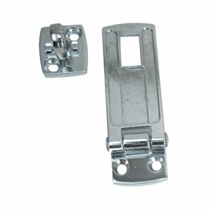 Image 1: Whitecap Swivel Safety Hasp - CP/Zamac - 1-1/8" x 3"