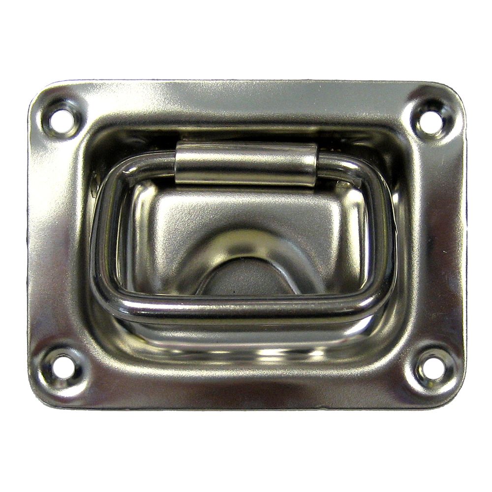 Image 1: Whitecap Lift Handle - 304 Stainless Steel - 2-1/4" x 3"
