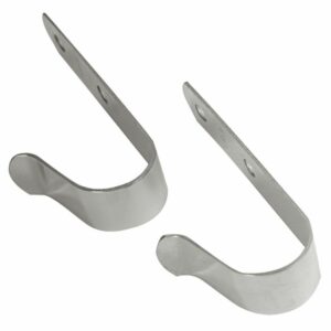 Image 1: Whitecap Boat Hook Holder - 304 Stainless Steel - 4-1/4" x 1" - Pair