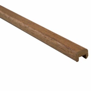 Image 1: Whitecap Teak 1/2" Track Bulkhead Molding