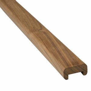 Image 1: Whitecap Teak Track Bulkhead Molding - 3/4"