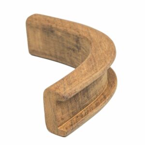 Image 1: Whitecap Teak Track Inside Corner Molding - 3/4"