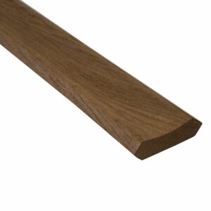 Image 1: Whitecap Teak Corner Wire Molding - 5'