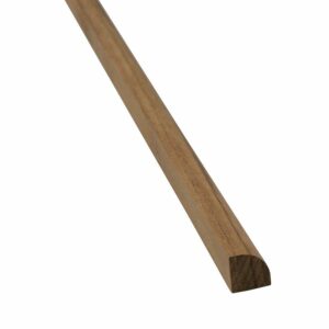Image 1: Whitecap Teak Quarter Round Molding Large - 5'