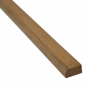 Image 1: Whitecap Teak Stop Molding Large - 5'