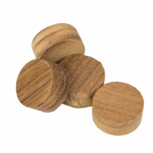 Image 1: Whitecap Teak Plug - 1" - 20 Pack