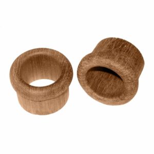 Image 1: Whitecap Teak Finger Pull - 1" Barrel Length - 2 Pack