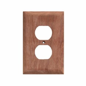Image 1: Whitecap Teak Outlet Cover/Receptacle Plate