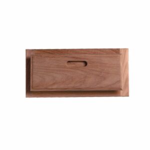 Image 1: Whitecap Teak Drawer/Door Front & Frame - 15"W x 7"H