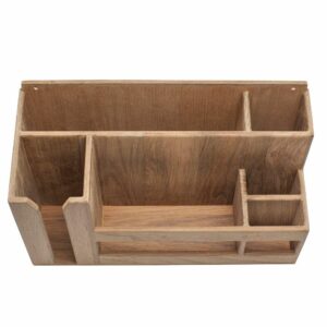 Image 1: Whitecap Teak Dish/Cup/Utensil Holder