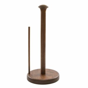 Image 1: Whitecap Teak Stand-Up Paper Towel Holder