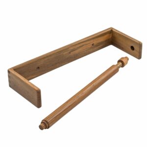 Image 1: Whitecap Teak Wall-Mount Paper Towel Holder