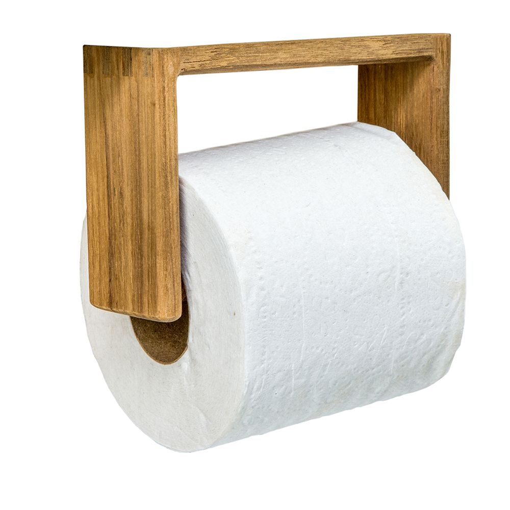 Image 2: Whitecap Teak Toilet Tissue Rack