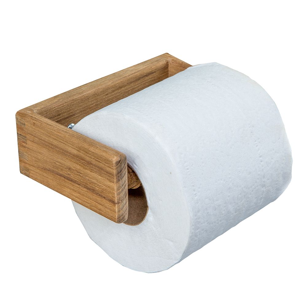 Image 4: Whitecap Teak Toilet Tissue Rack