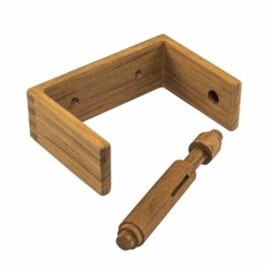Image 1: Whitecap Teak Toilet Tissue Rack
