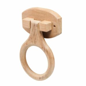 Image 1: Whitecap Teak Towel Ring