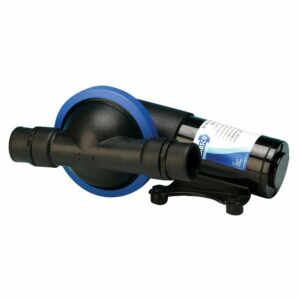 Image 1: Jabsco Fish Box Evacuation Pump - 12VDC 5GPM Diaphragm w/ 1.5" fittings