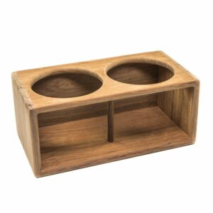 Image 1: Whitecap Teak Two Insulated Drink Rack