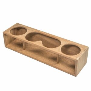 Image 1: Whitecap Teak Four Insulated Drink/Binocular Rack