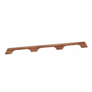 Image 1: Whitecap Teak Handrail - 3 Loops - 33"L