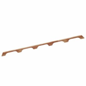 Image 1: Whitecap Teak Handrail - 5 Loops - 53"L