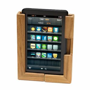 Image 1: Whitecap Teak Adjustable Tablet Rack