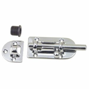 Image 1: Perko 3" Chrome Barrel Bolt