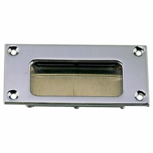 Image 1: Perko Flush Pull - Chrome Plated Zinc