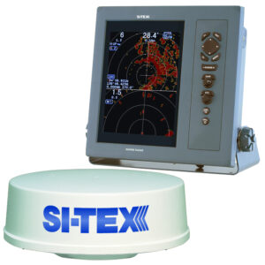 Image 1: SI-TEX T-2041 Professional Dual Range Radar w/4kW 25" Dome - 10.4" Color TFT LCD Display